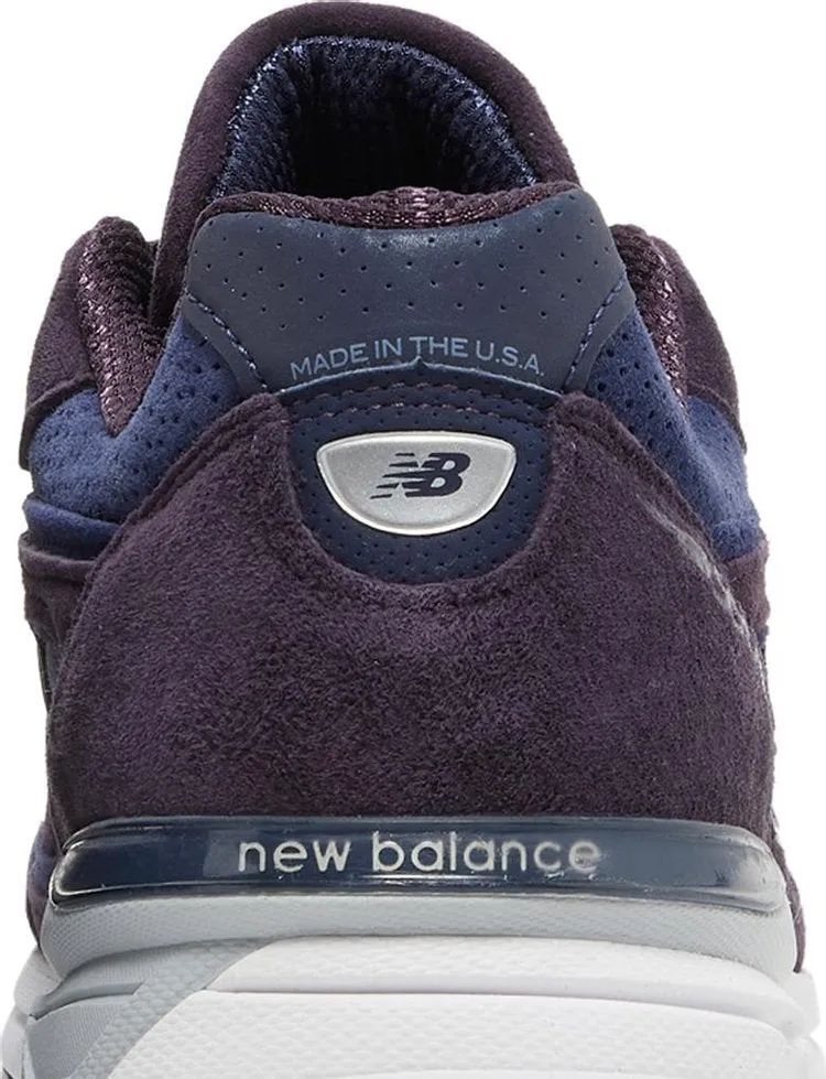 New Balance 990v4 Made In USA 'Purple' Sneakers, Purple