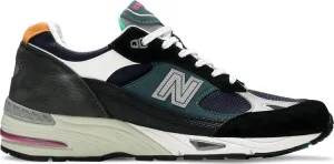 New Balance 991 Made in England 'Black Blue' Sneakers, Black