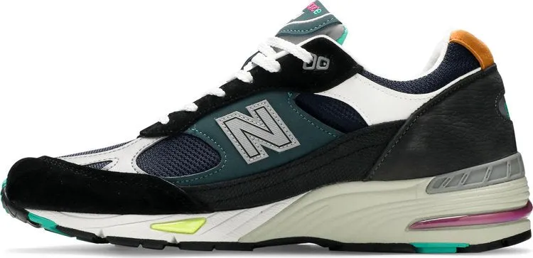 New Balance 991 Made in England 'Black Blue' Sneakers, Black