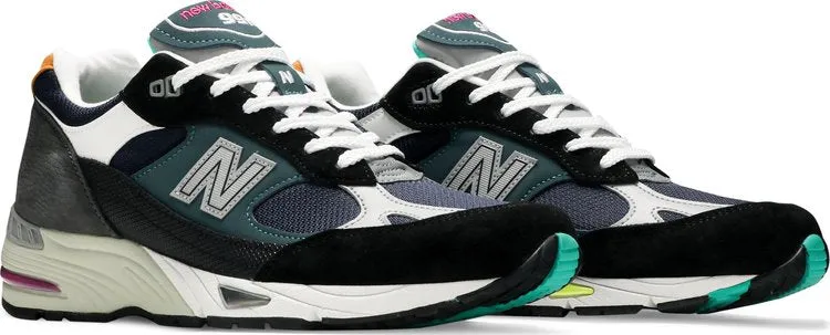 New Balance 991 Made in England 'Black Blue' Sneakers, Black