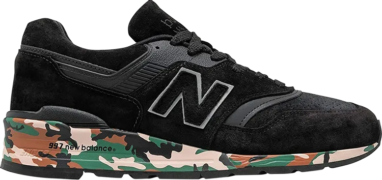 New Balance 997 Made In USA 'Military Pack' Sneakers, Black