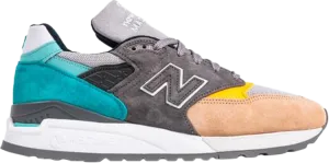 New Balance 998 Made In USA 'Sand Teal' Sneakers, Gray