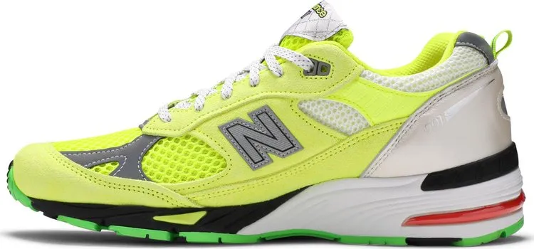 New Balance Aries x 991 Made in England 'Neon Yellow' Sneakers