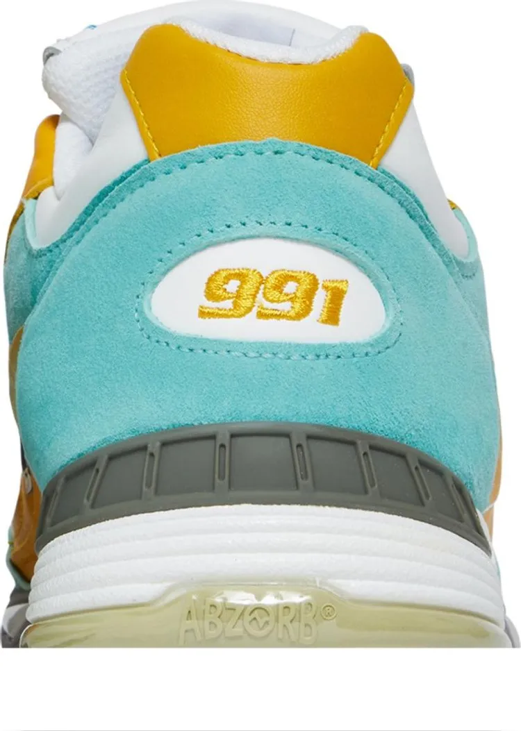 New Balance Sneakersnstuff x 991 Made in England 'Secret Colorway' Sneakers, Yellow