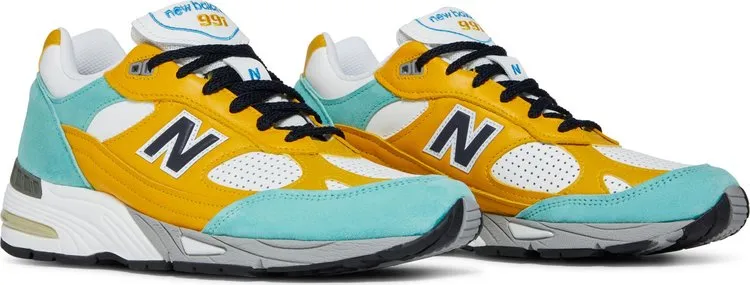 New Balance Sneakersnstuff x 991 Made in England 'Secret Colorway' Sneakers, Yellow