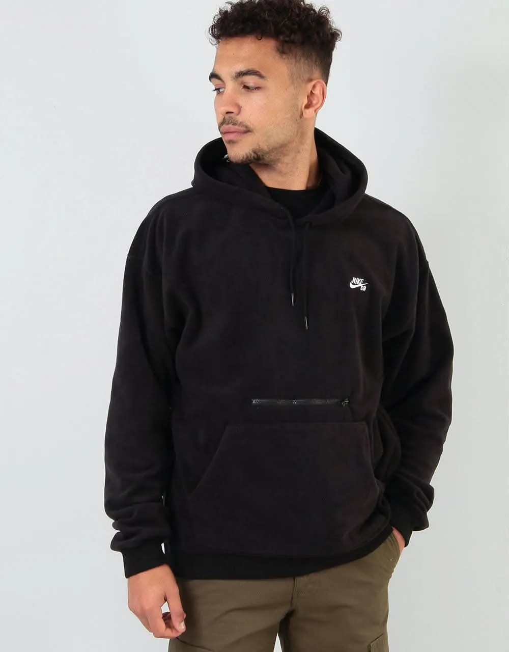 Nike SB Novelty Fleece Pullover Hoodie - Black/White