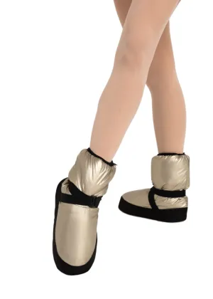 Nikolay Warm-Up Booties (Pale Gold)