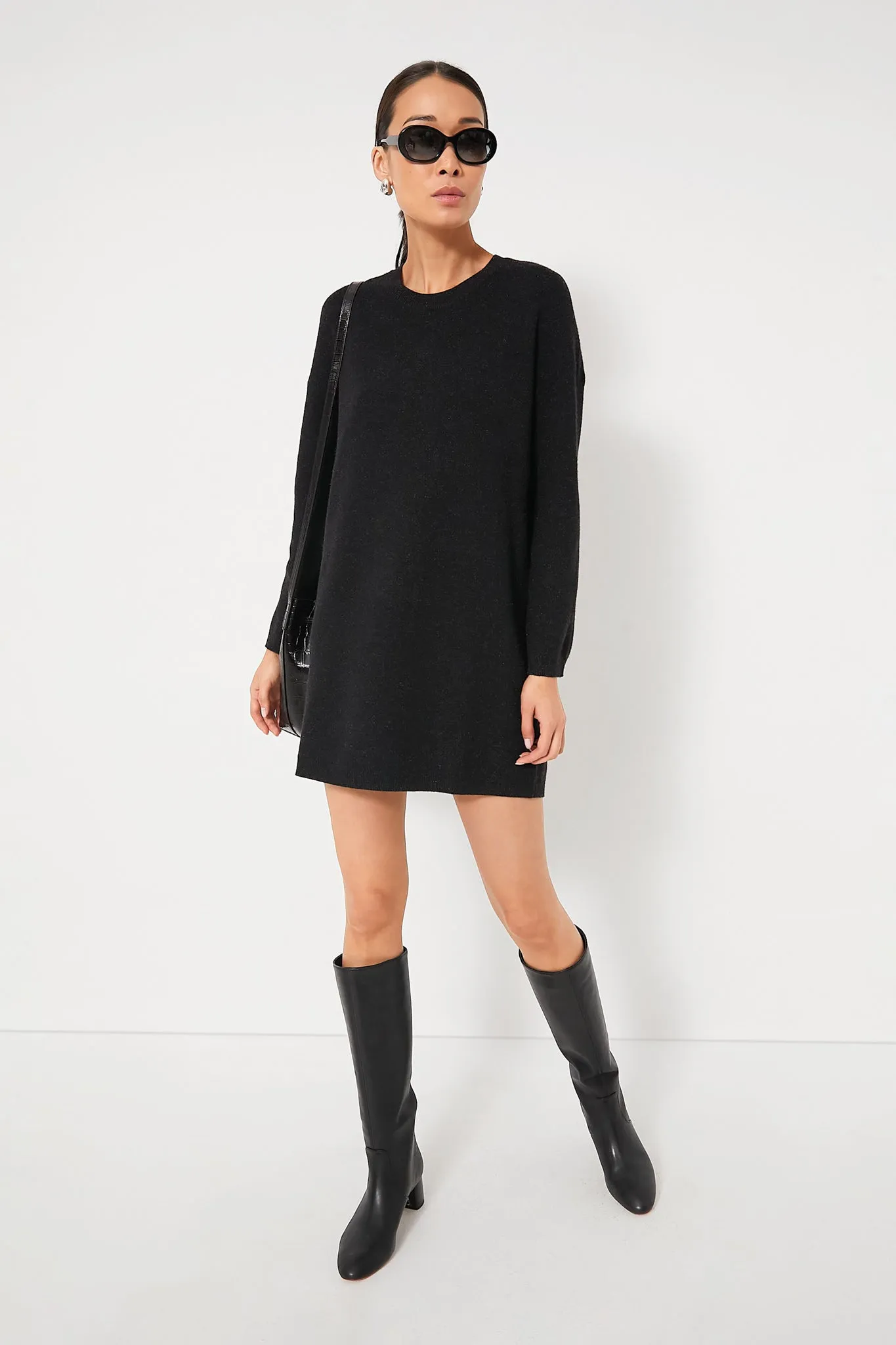 Noir Vivianne Crewneck Dress