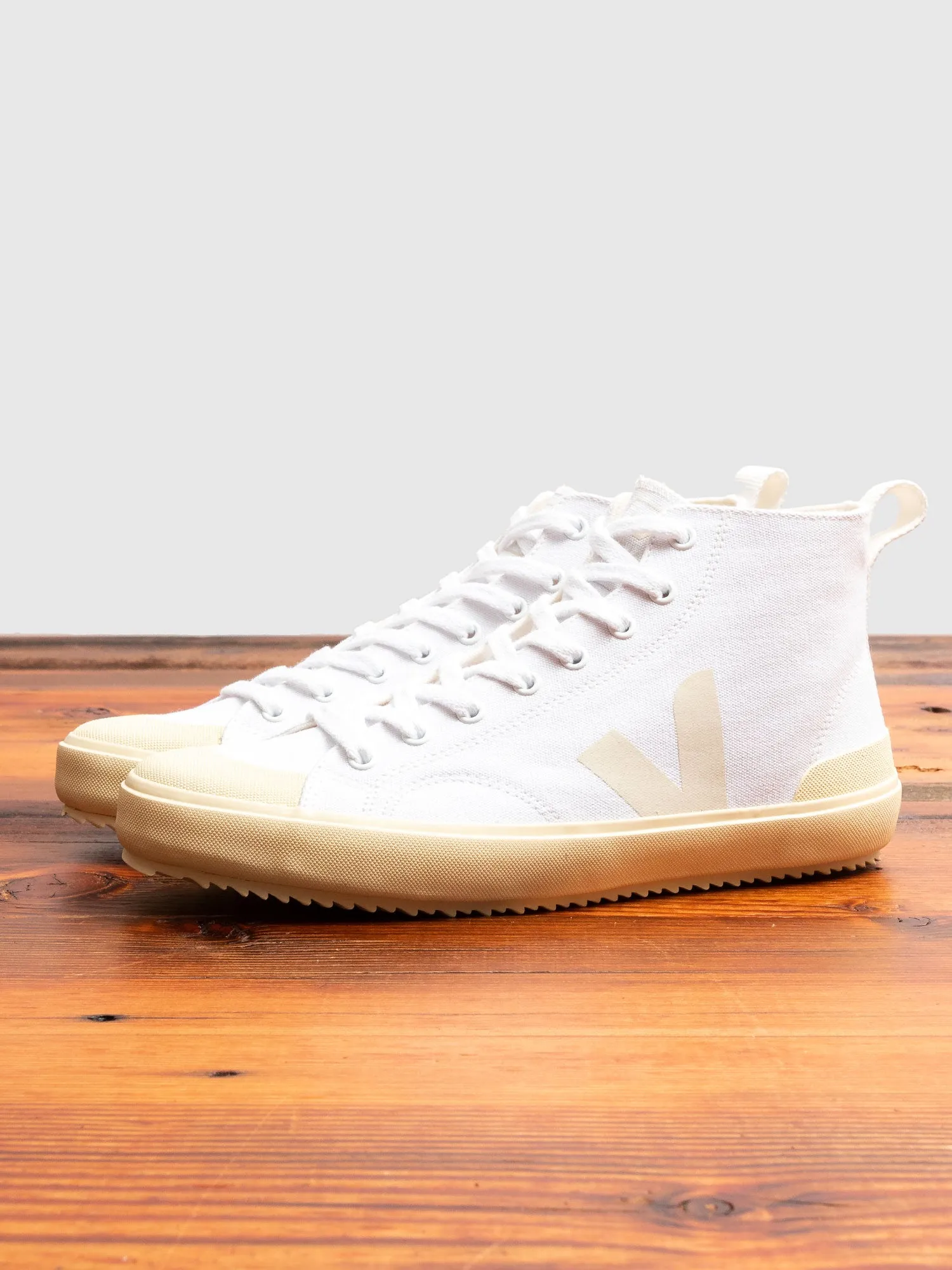 Nova HT Canvas Sneaker in White Butter-Sole