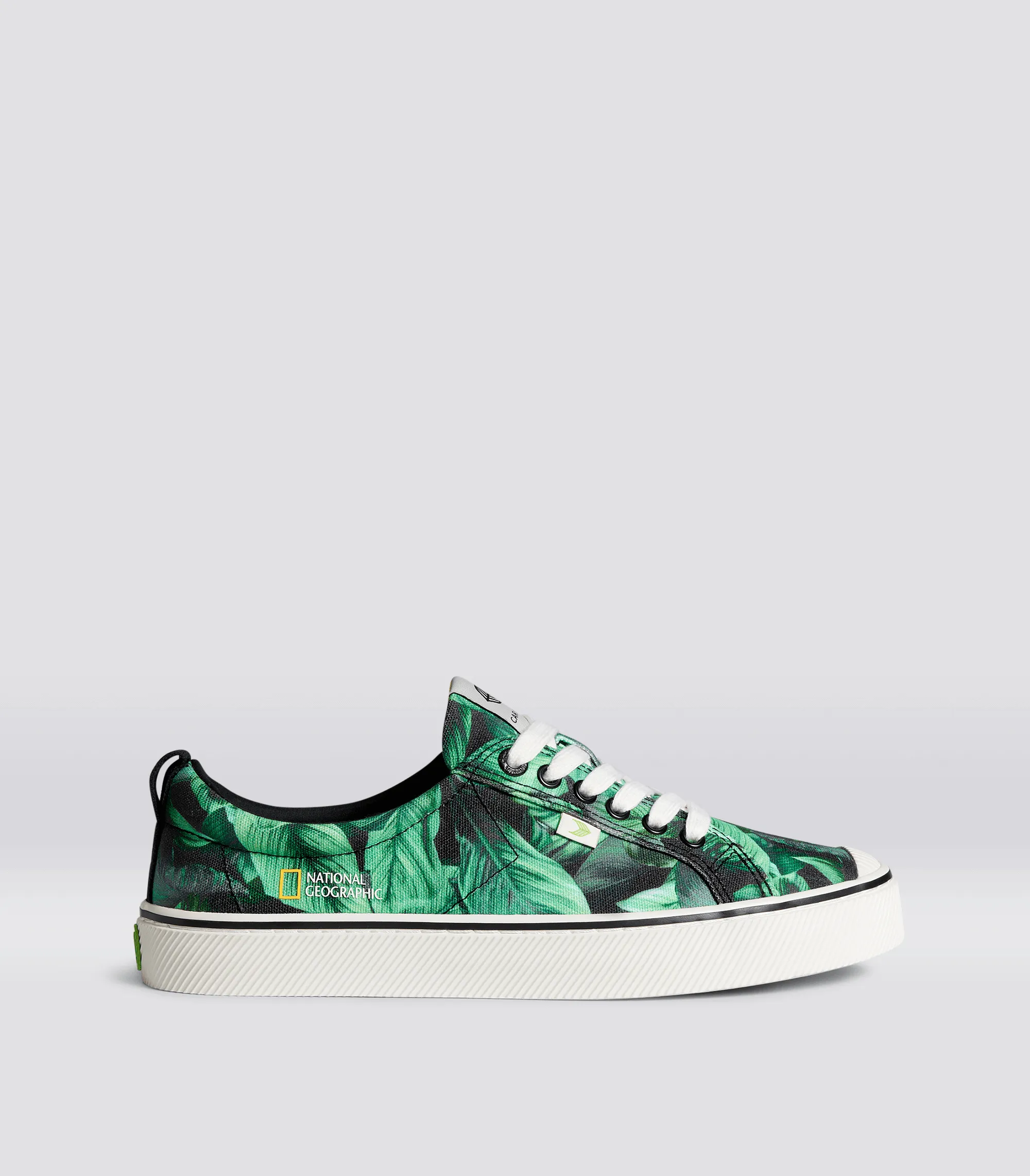 OCA Low NATGEO Green Foliage Print Canvas Sneaker Women