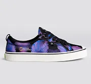 OCA Low NATGEO Purple Foliage Print Canvas Sneaker Men