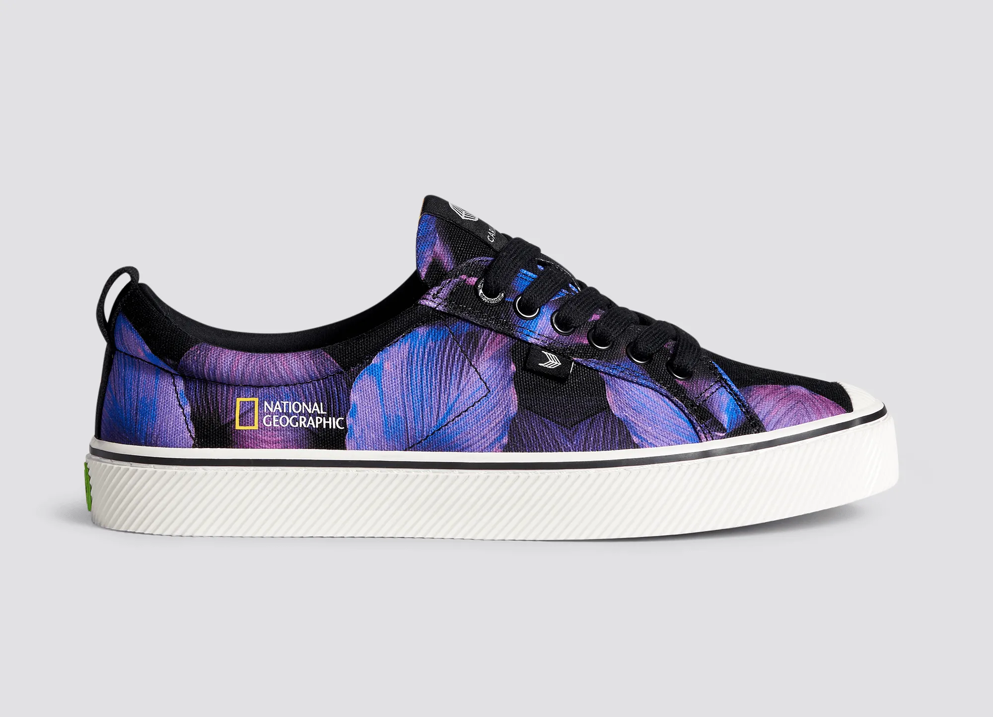 OCA Low NATGEO Purple Foliage Print Canvas Sneaker Men