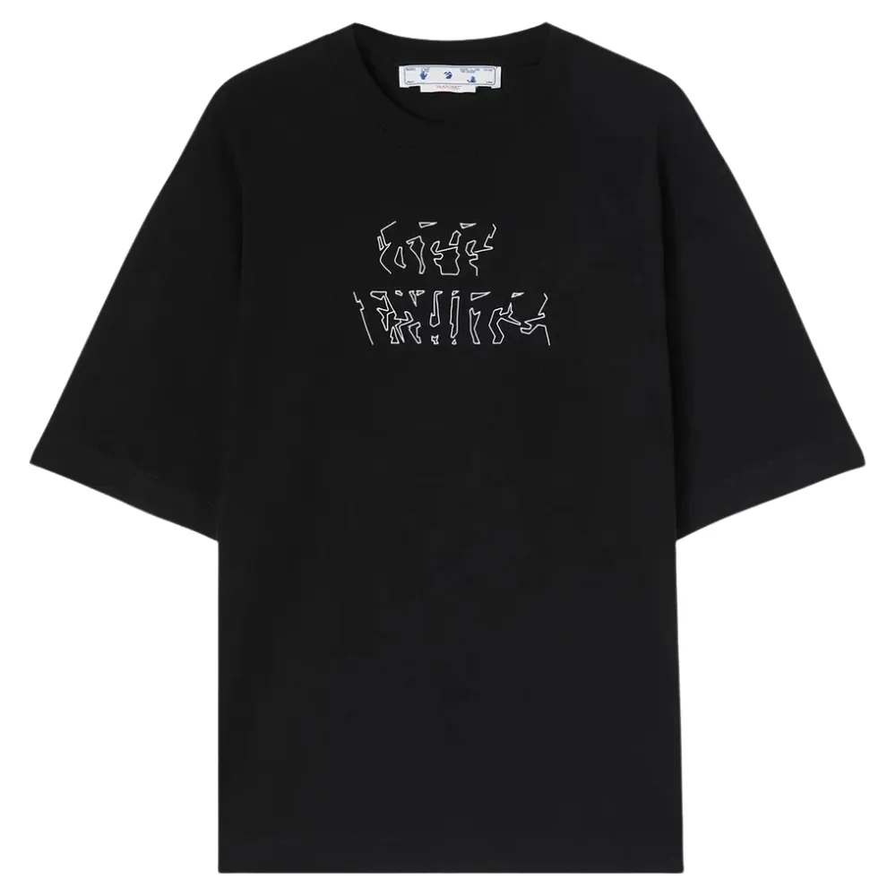 Off-White Neen Arrow Skate S/S T-Shirt Black