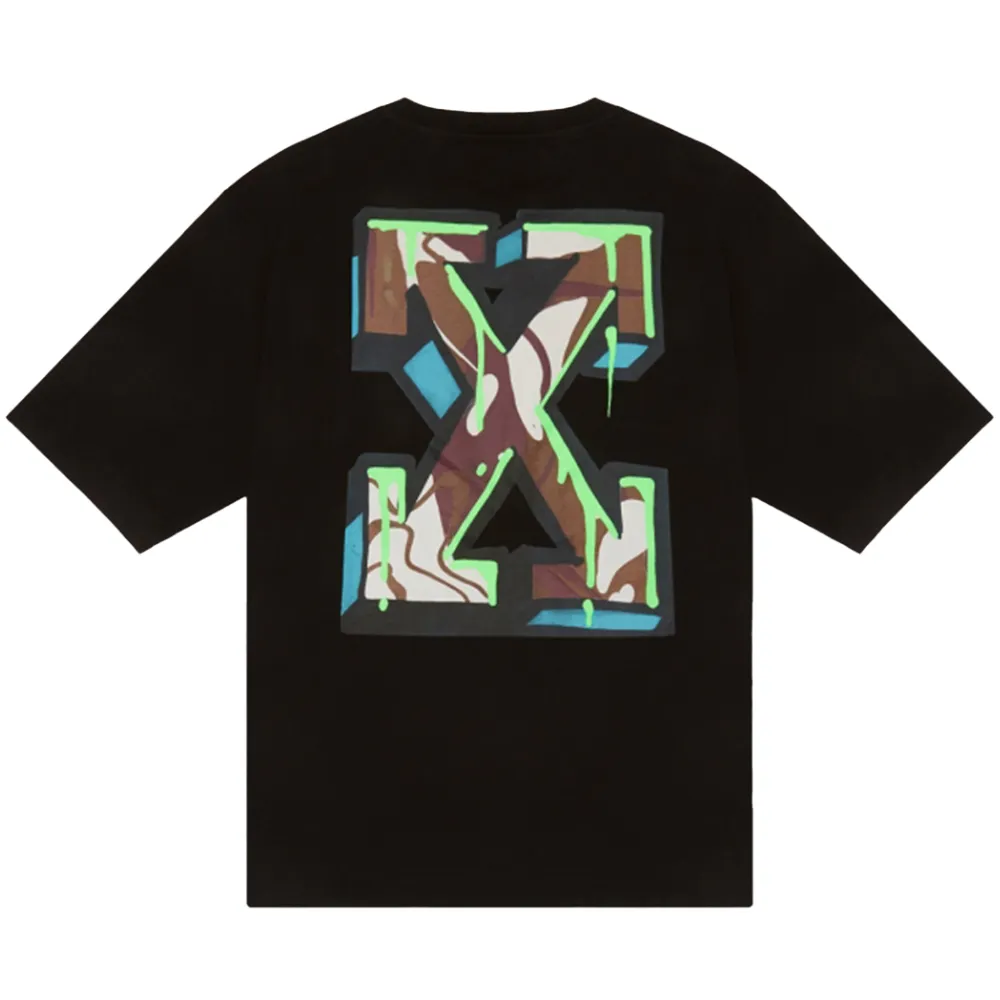 Off-White Neen Arrow Skate S/S T-Shirt Black