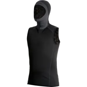 Open Box Bare Exowear Hooded Vest Unisex - Black - 3X-Large