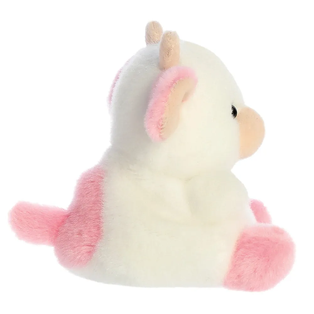 Palm Pals Belle Strawberry Cow Soft Toy