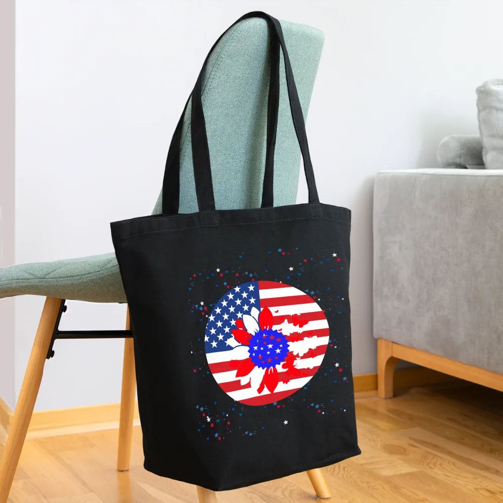 Petal Flag Eco-Friendly Cotton Tote - Ships from The US