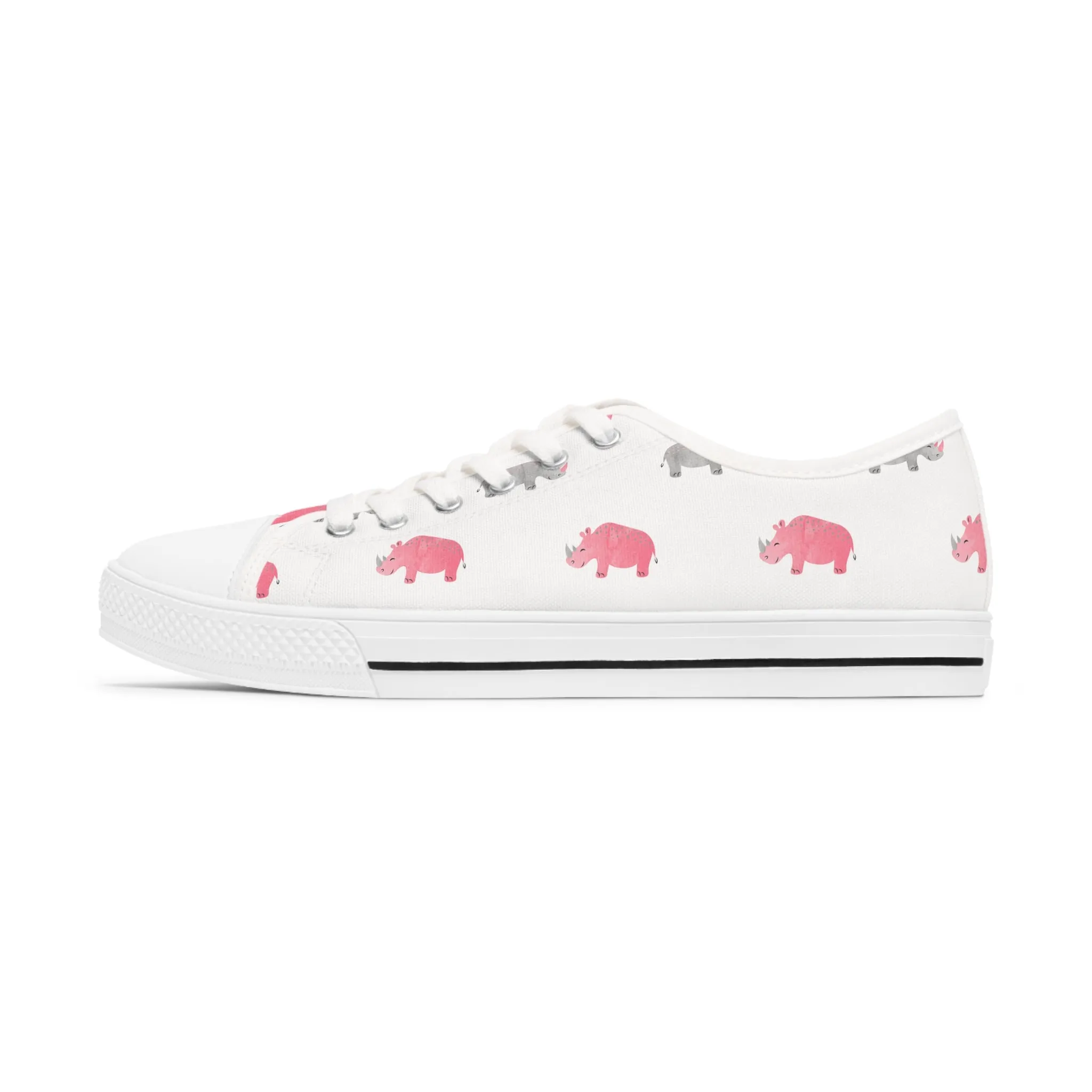 Pink Rhino Women's Low Top Sneakers