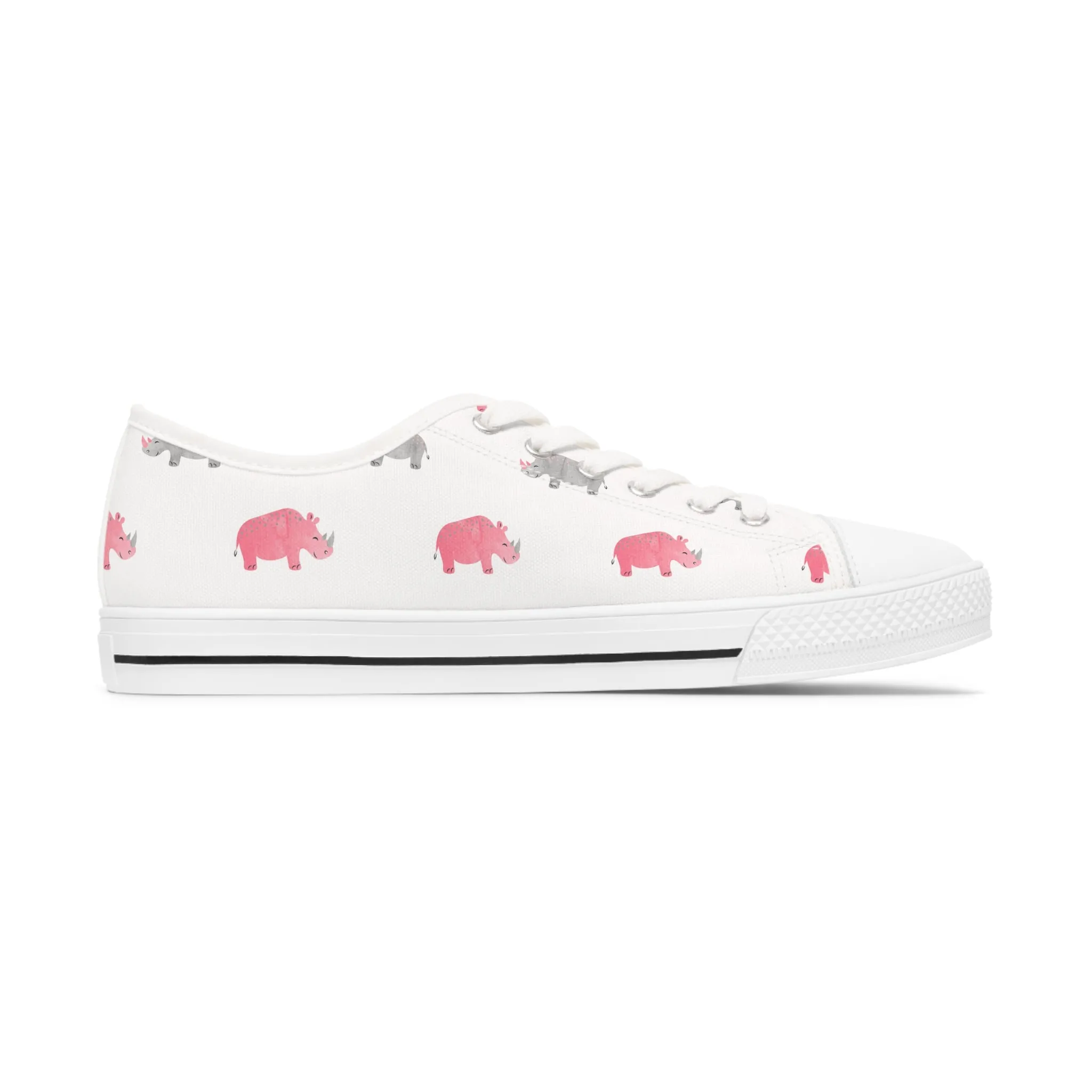 Pink Rhino Women's Low Top Sneakers