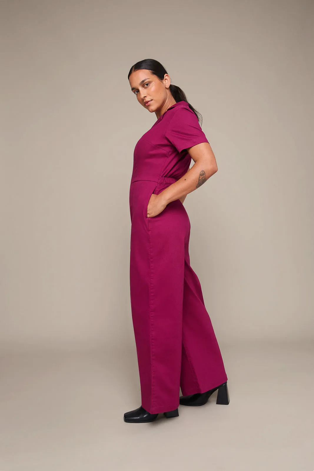 Plum Jumpsuit (Final Sale)