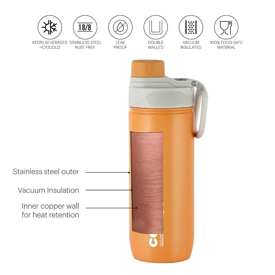 Pop Hot & Cold Stainless Steel Kids Water Bottle, 600ml