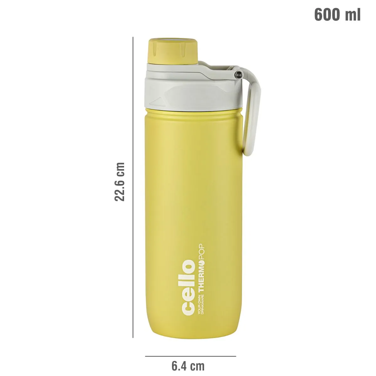 Pop Hot & Cold Stainless Steel Kids Water Bottle, 600ml