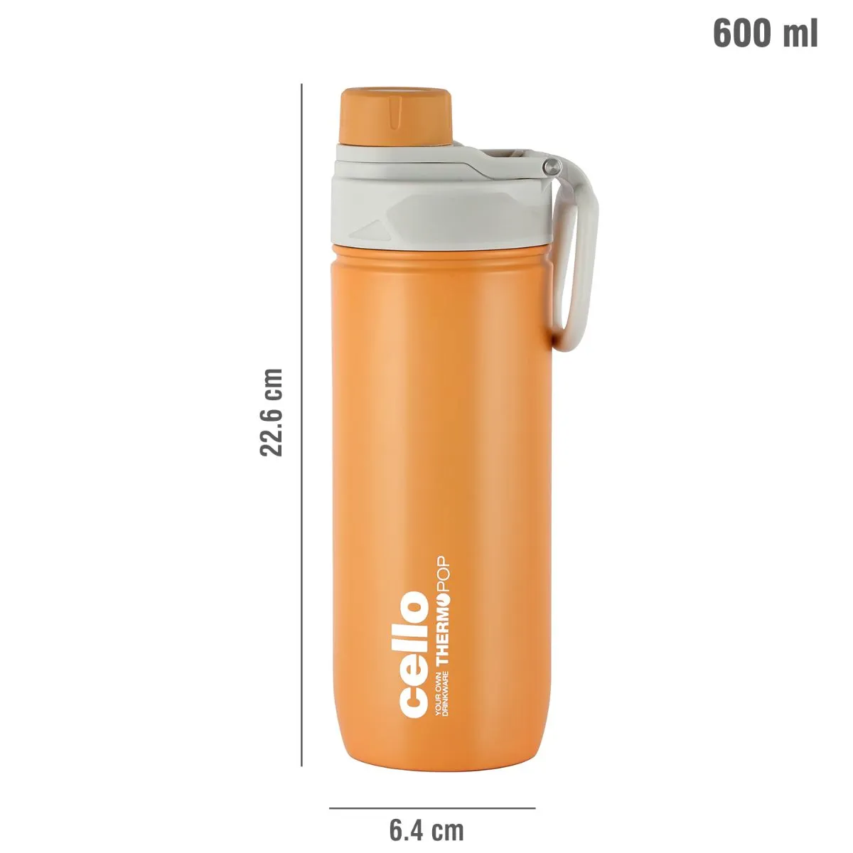 Pop Hot & Cold Stainless Steel Kids Water Bottle, 600ml