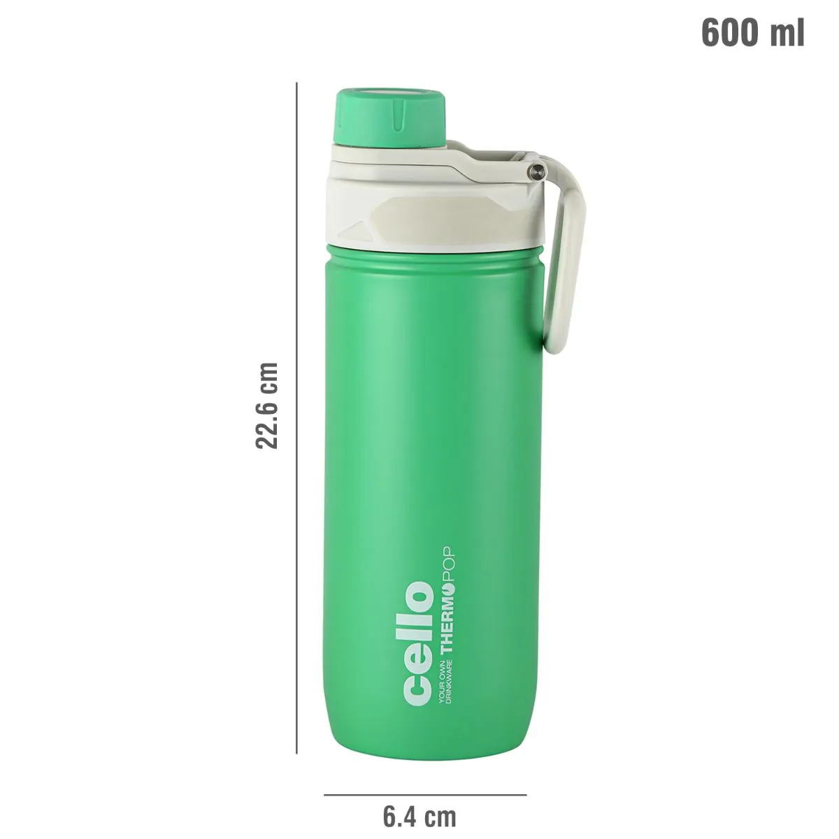 Pop Hot & Cold Stainless Steel Kids Water Bottle, 600ml