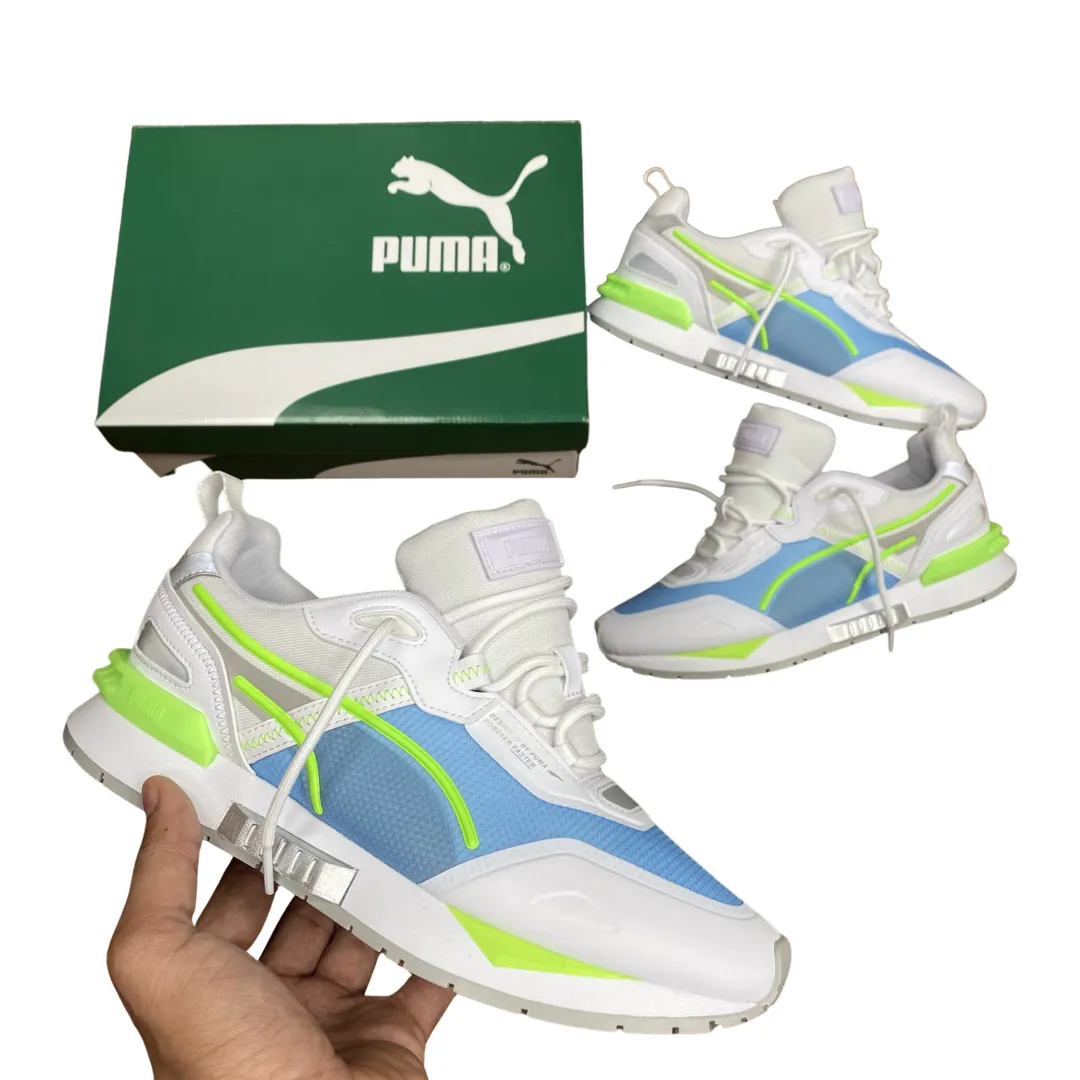 PUMA MIRAGE TECH METALLIC  MEN - WHITE - PUMA SILVER