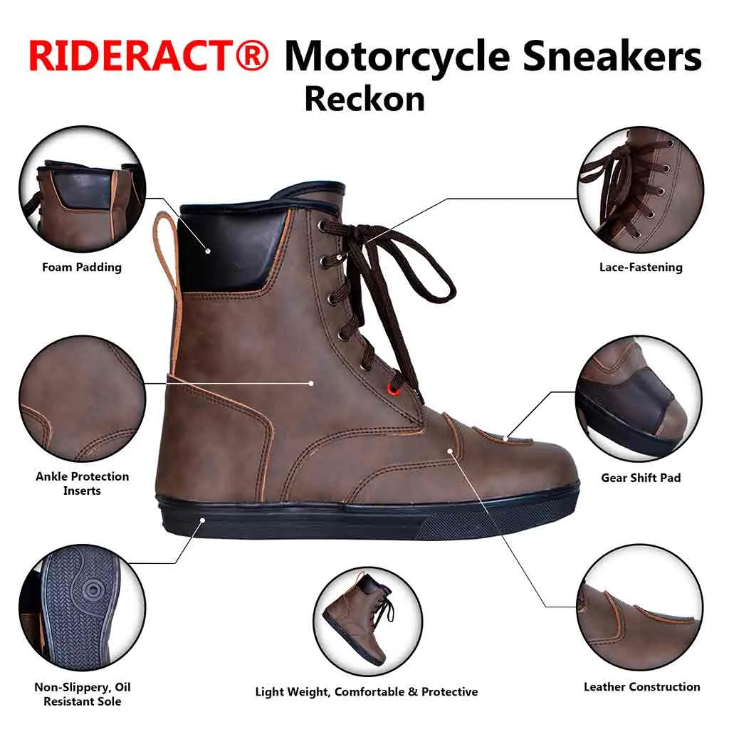 RIDERACT® Motorcycle Sneakers Reckon Motorbike Sneakers Boots