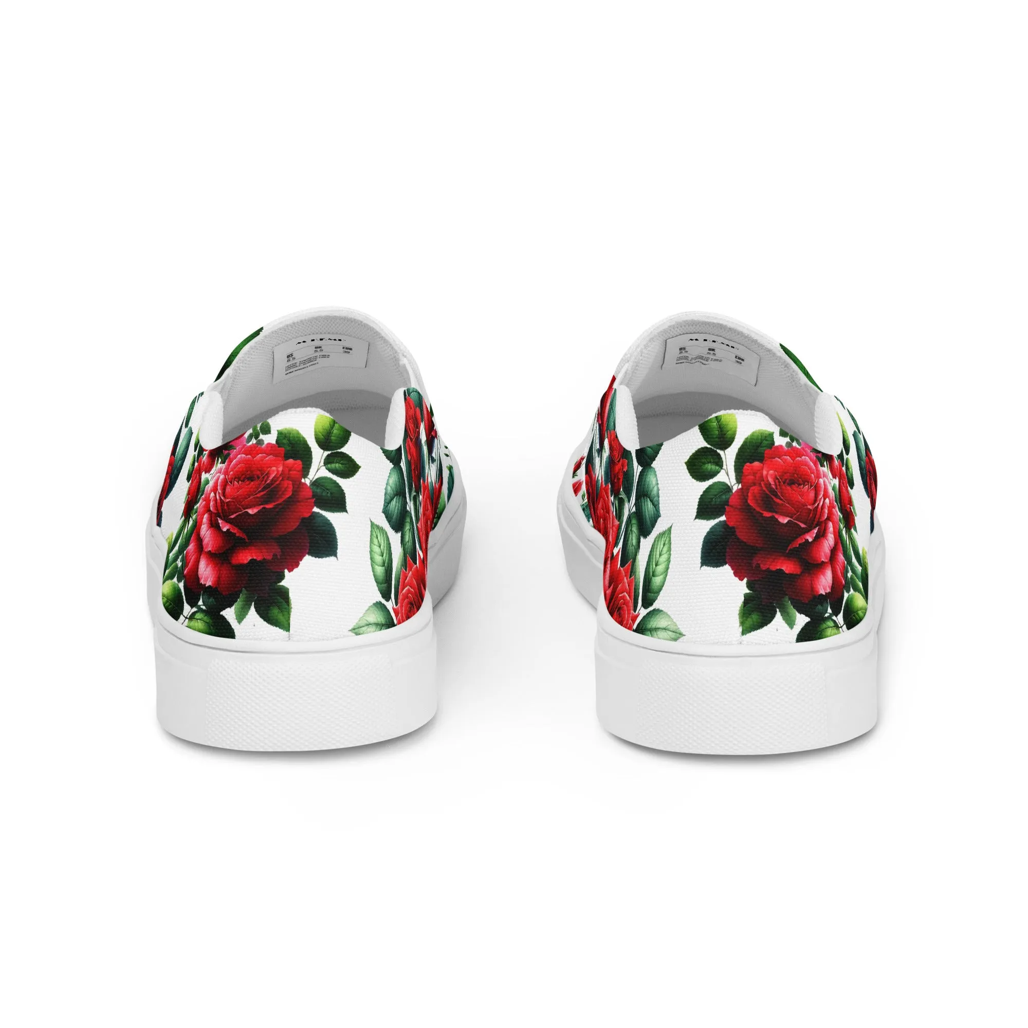 Roses Women’s slip-on canvas shoes