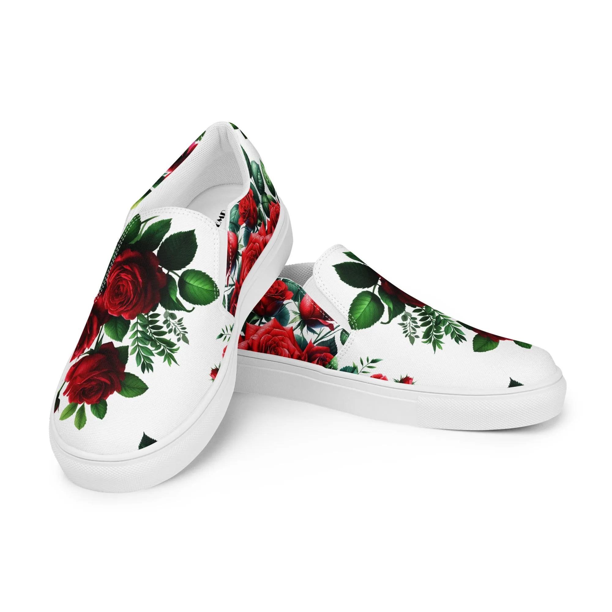 Roses Women’s slip-on canvas shoes