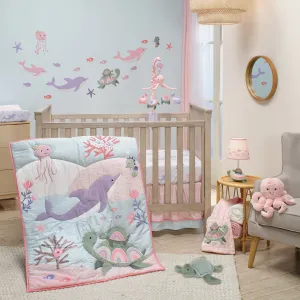 Sea Dreams 3-Piece Crib Bedding Set