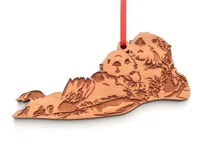 Sea Otter with Pup Ornament