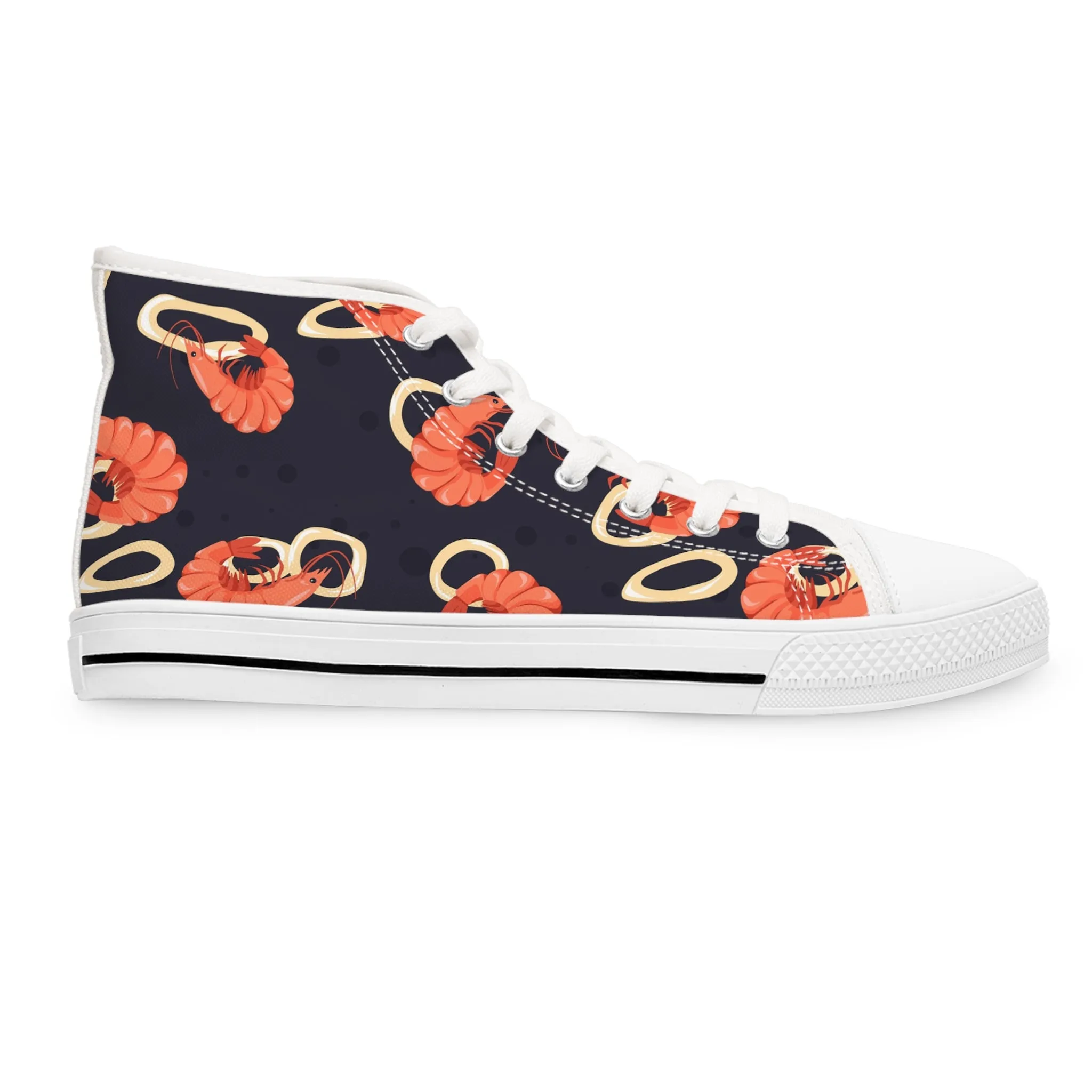 Shrimp Women's High Top Sneakers