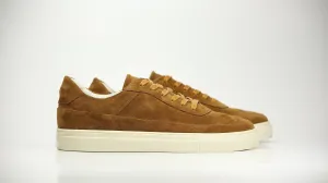 Sneakers SATURNE en daim cognac