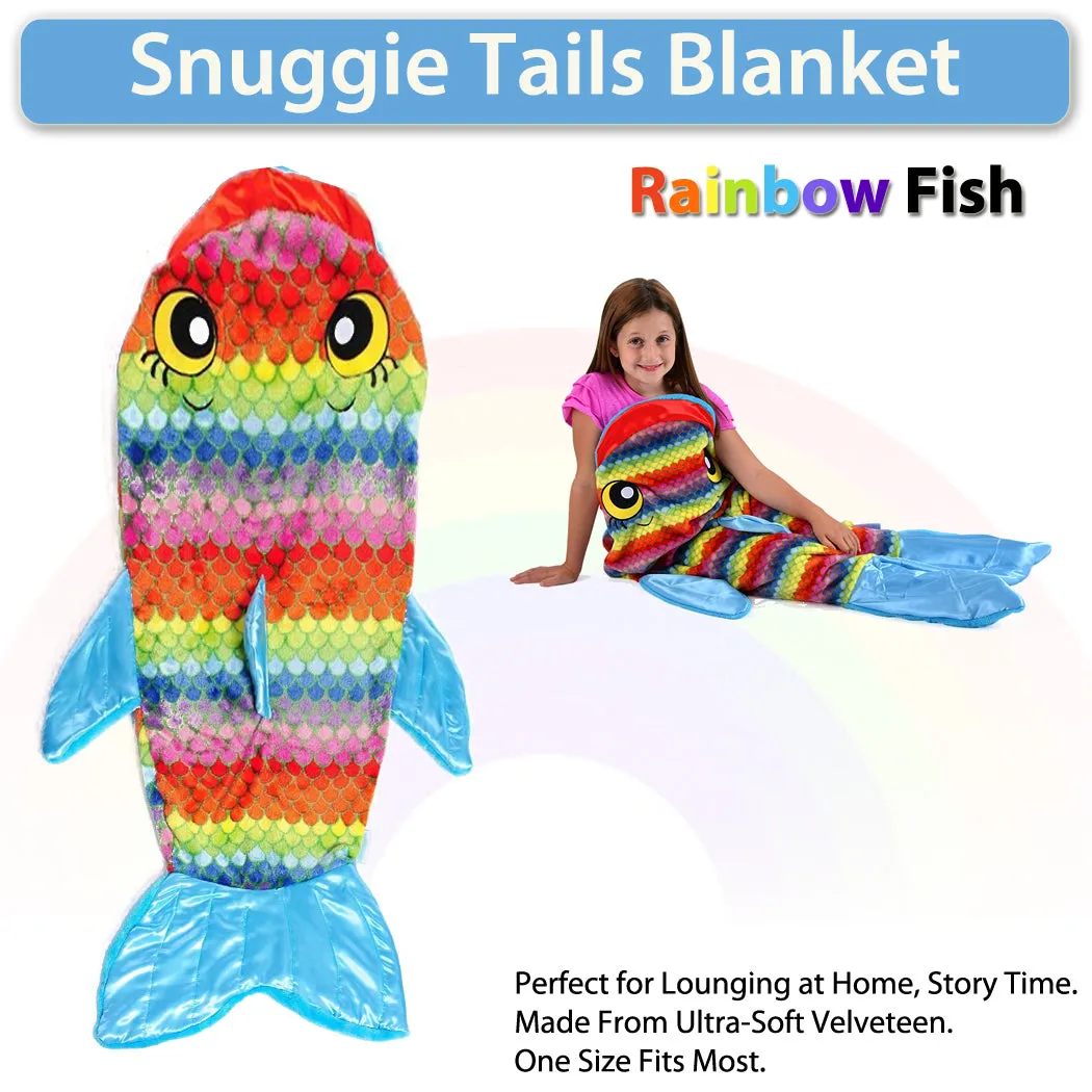 Snuggie Tails Blanket - Rainbow Fish