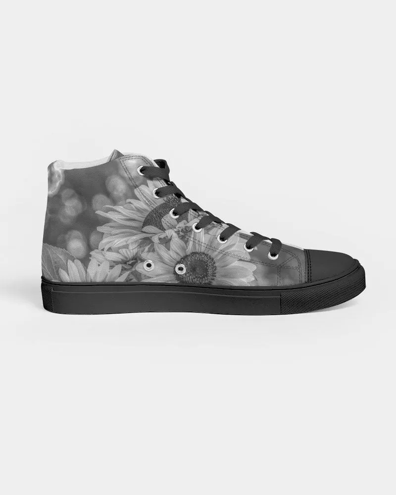 Sunflower Dreams Women's Hightop Canvas Shoe 