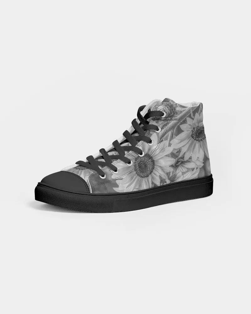 Sunflower Dreams Women's Hightop Canvas Shoe 