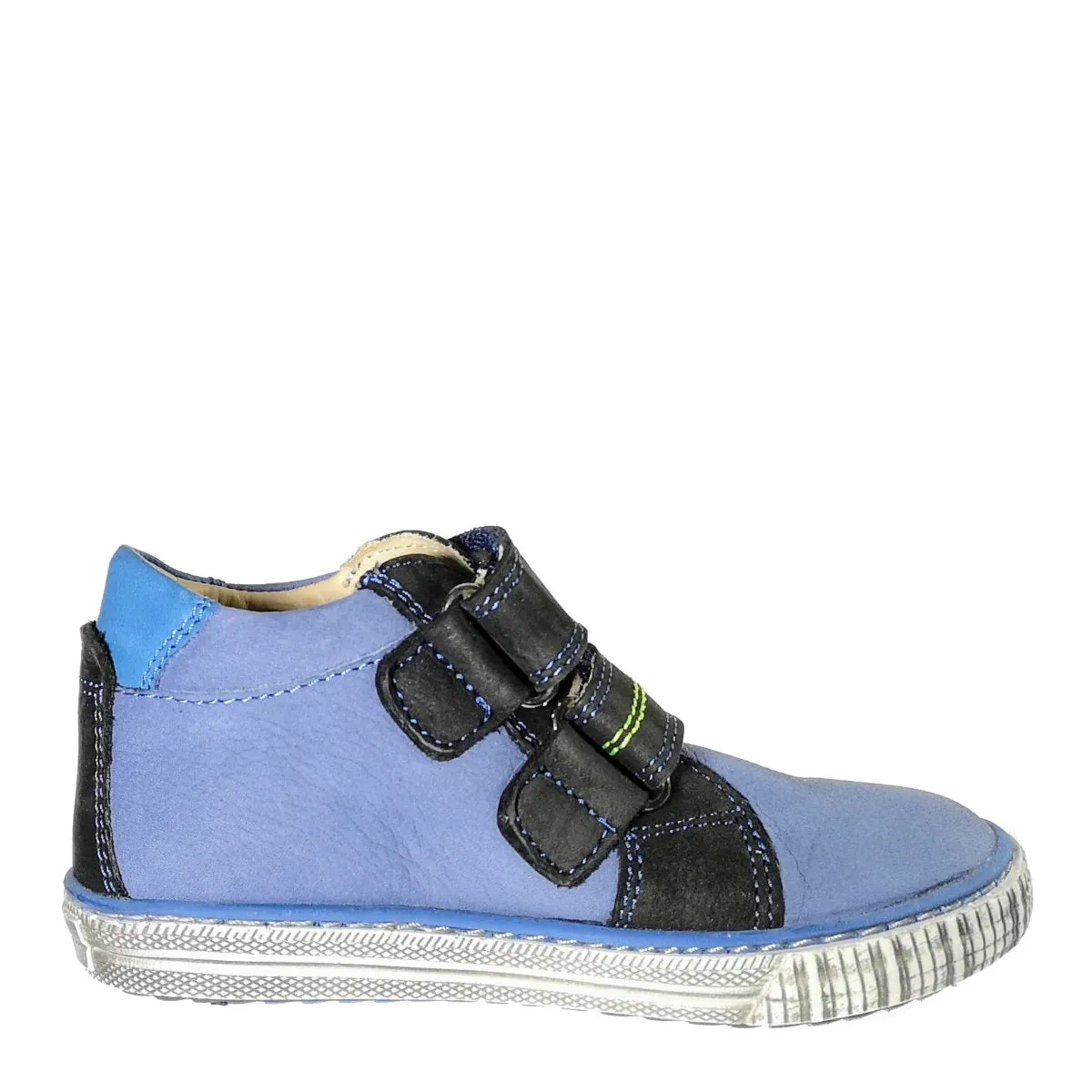 Szamos Kid Boy Sneakers Blue With Truck Decor - Made In Europe