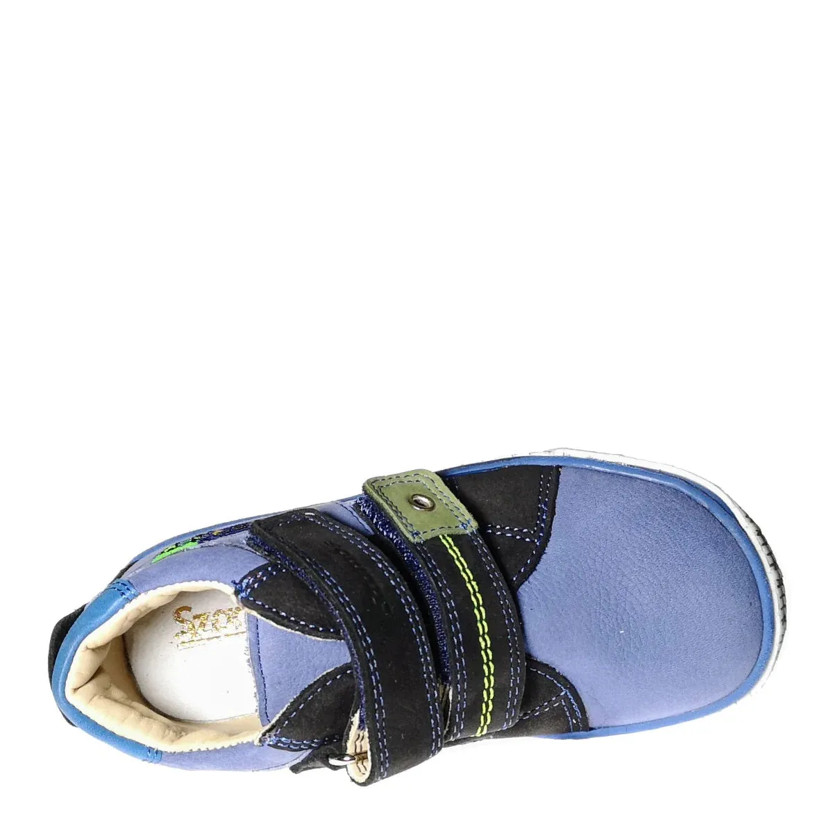 Szamos Kid Boy Sneakers Blue With Truck Decor - Made In Europe