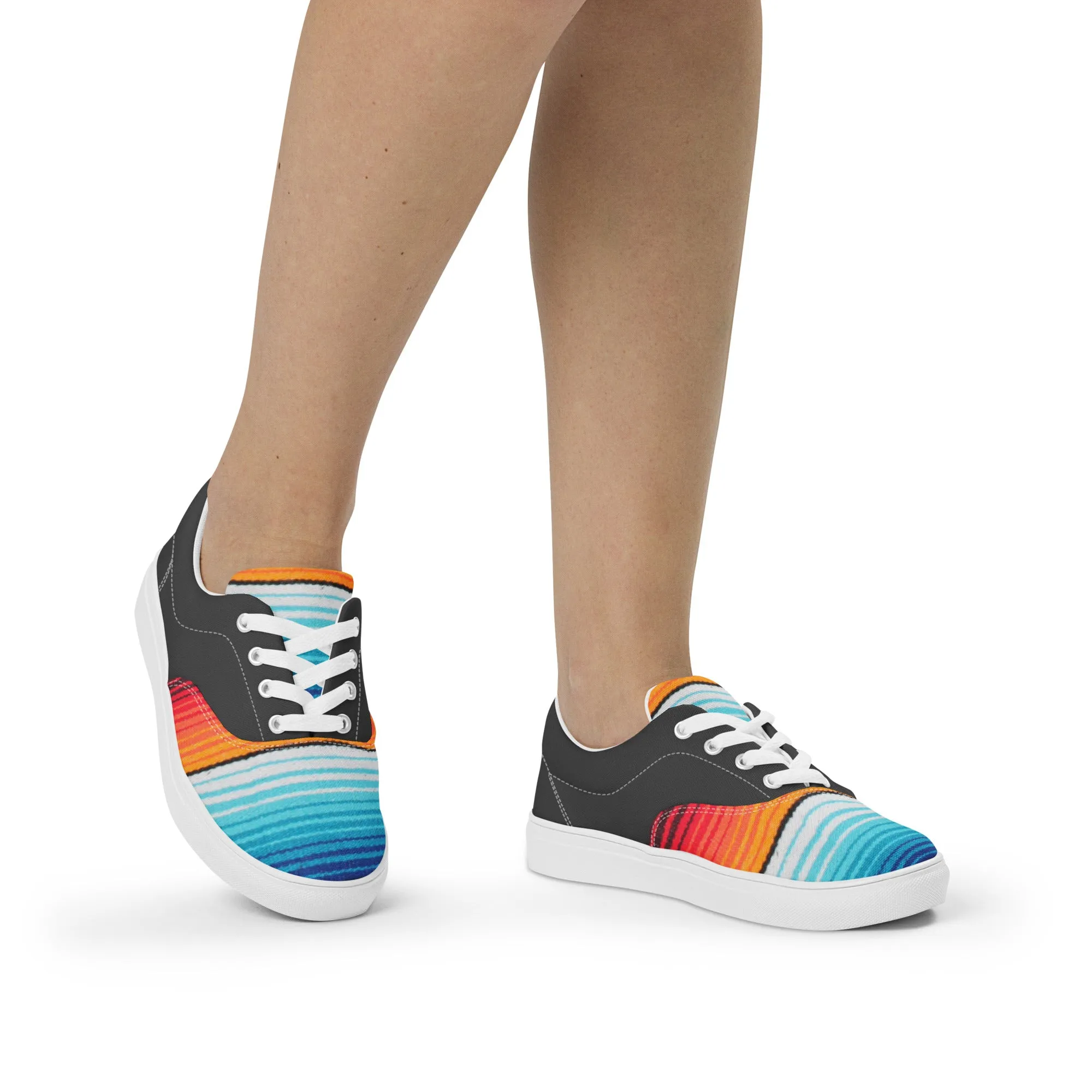 TCB Dark Serape lace up shoes