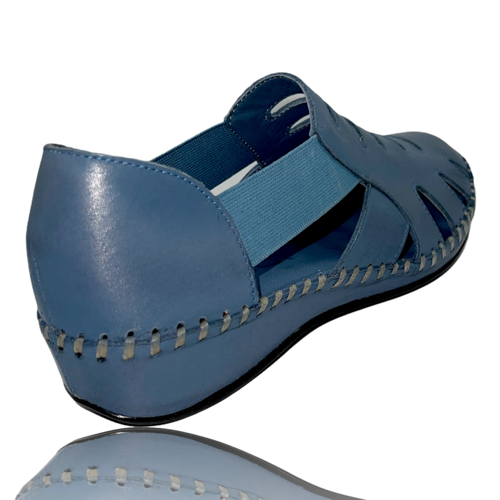 The Maerdy Blue Leather Sandal Final Sale!