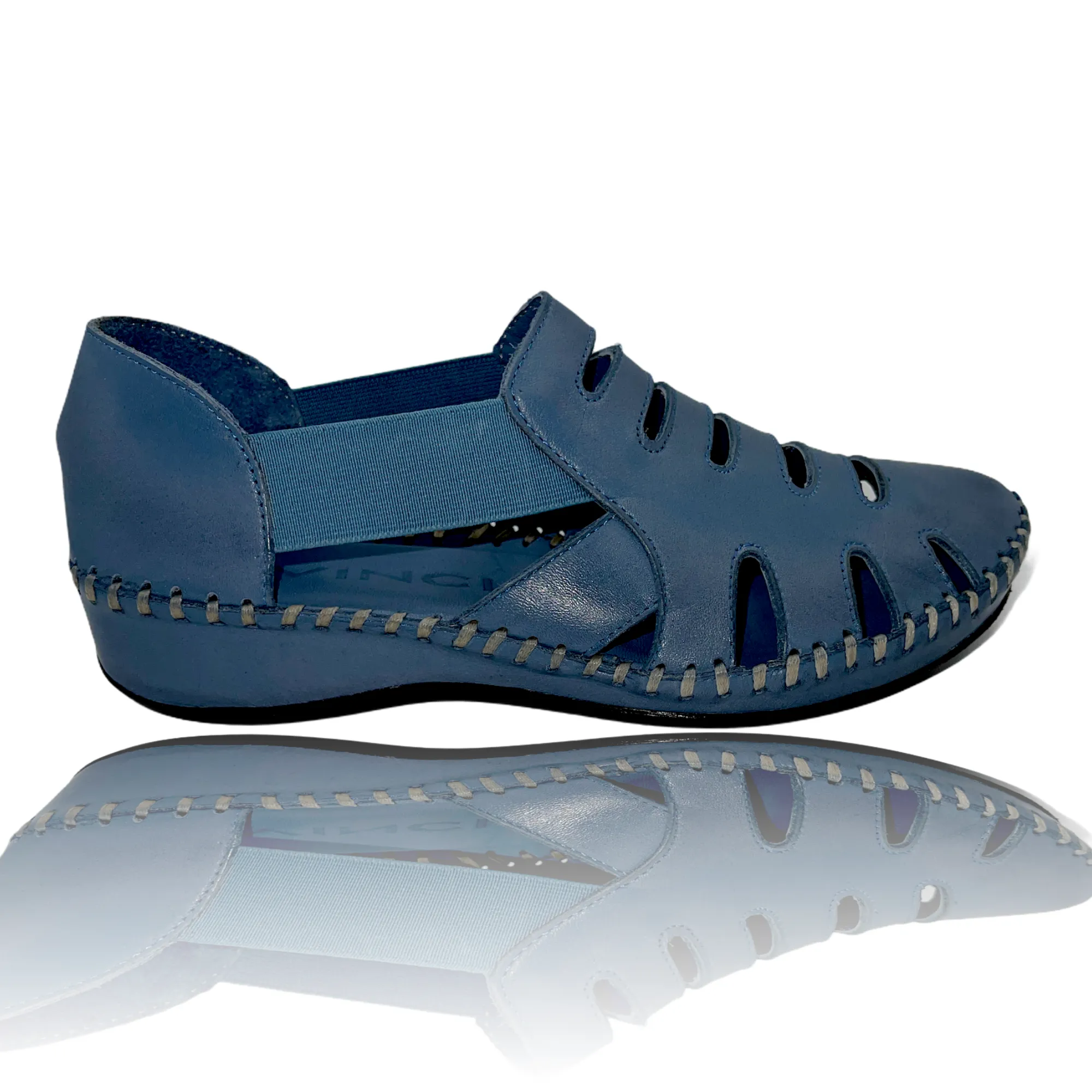 The Maerdy Blue Leather Sandal Final Sale!