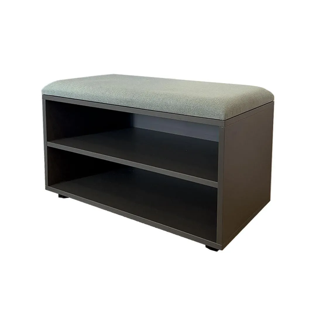 Tom Tom Foyer Shoe Bench - Charcoal -  Seafoam Seat