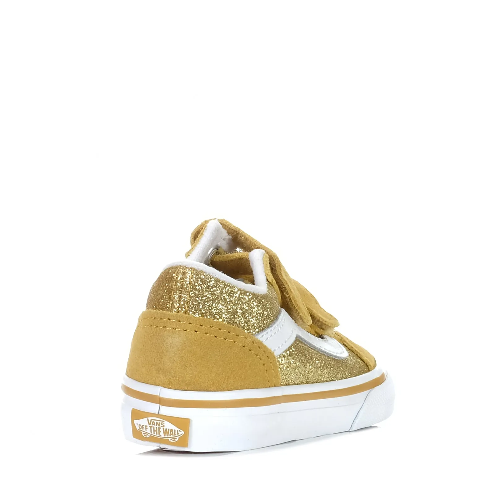 Vans Old Skool V Champagne Gold Glitter