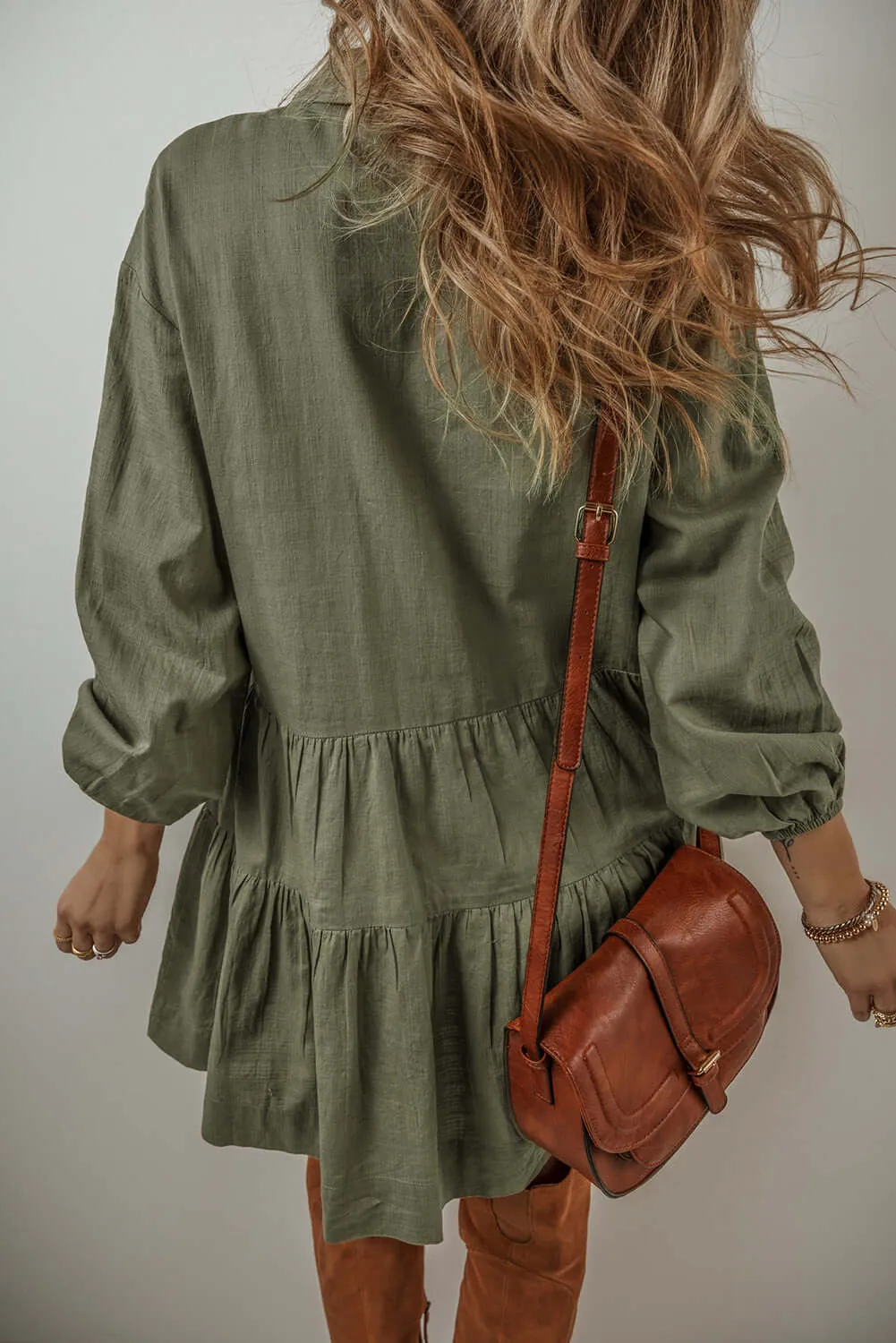 VENTURE OUT Dress in Jungle Green