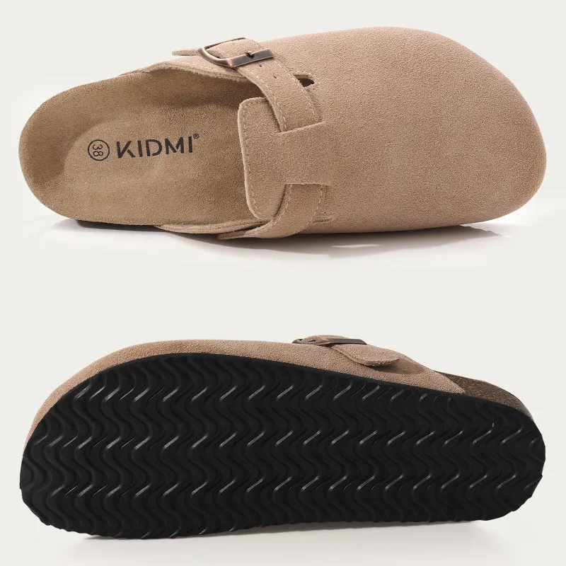 Warm Slip-on Suede Clogs for Women