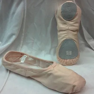 Wellesley -- Canvas Split Sole Ballet -- Pink