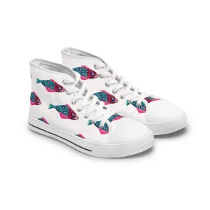 Whimsical Fish Women's High Top Sneakers